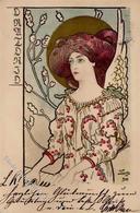 Kieszko Engel Jugendstil  1900 I-II (Eckbug) Art Nouveau Ange - Other & Unclassified