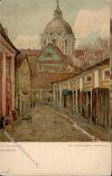 Kunst Russland Lukomski, G. Mogilow Altstadt Künstlerkarte I-II - Sonstige & Ohne Zuordnung