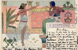 Lessieux, L. Egyptienne Künstlerkarte 1901 I-II - Other & Unclassified