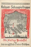 Maier Weihnachtsfeier AEG BEW Kalauer Schauspieltruppe Künstlerkarte 1913 I-II - Other & Unclassified