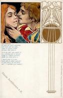 Muttich, K. V. Jugendstil  Künstlerkarte I-II Art Nouveau - Otros & Sin Clasificación