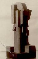 Olvi, H. Holz-Skulptur Foto-Karte I-II - Sonstige & Ohne Zuordnung