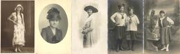 Frauen Portraits Fotos Und Foto-Karten Circa 300 St., Ca. 1900 Bis 50'er Jahre I-II Femmes - Altri & Non Classificati