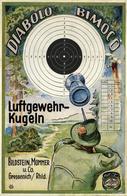 GRESSENICH,Rhld. - LUFTGEWEHR-KUGELN DIABOLO BIMOCO - Bildstein,Mommer & Co. DINA5 Werbekarte 1958 (keine Ak) I-II - Werbepostkarten