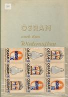 Werbung Buch Osram Nach Dem Wiederaufbau 48 Seiten Mit Vielen Abbildungen Dazu 9 Vignetten II Publicite - Advertising