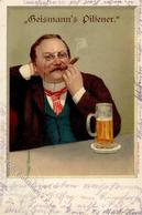 Bier Geismanns Pilsener 1912 I-II (fleckig) Bière - Advertising