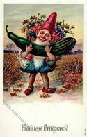 Zwerg Pfingsten 1907 I-II Lutin - Fairy Tales, Popular Stories & Legends