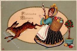 Ostern Hasen Kind  1908 I-II Paques - Easter