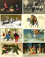 Weihnachten Album Mit Circa 300 Ansichtskarten 19   Bis 80'er Jahre Meist Einfache Karten I-II Noel - Autres & Non Classés