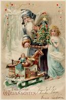 Weihnachtsmann Engel Puppe Spielzeug Halt Gegens Licht 1903 I-II Pere Noel Jouet Ange - Santa Claus