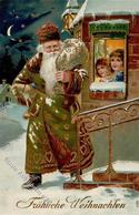 Weihnachtsmann Kinder  Prägedruck 1909 I-II Pere Noel - Kerstman