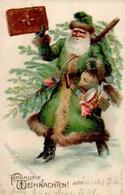 Weihnachtsmann Lebkuchen Spielzeug Prägedruck 1909 I-II Pere Noel Jouet - Kerstman