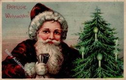 Weihnachtsmann Prägedruck I-II (fleckig) Pere Noel - Santa Claus