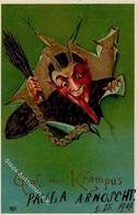 Krampus   Prägedruck 1907 I-II - Andere & Zonder Classificatie