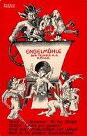 Krampus Kinder Engel Sign. Posch, Adolf I-II Ange - Other & Unclassified