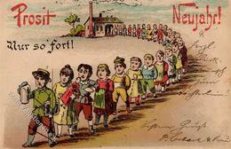 Neujahr Polonaise Litho 1897 I-II Bonne Annee - Nouvel An