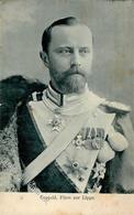 Adel Lippe Detmold Fürst Leopold Foto AK 1908 I-II (fleckig) - Royal Families