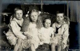Adel Lippe Detmold Prinzen Und Prinzessin  Foto AK I-II - Koninklijke Families