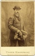 Adel Preussen Kronprinz Friedrich Kabinett-Foto 1887  I-II - Familles Royales