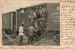 Militär Russisch-Japanischer Krieg Truppentransport 1905 I-II - Other & Unclassified