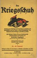 Buch WK I Der Kriegsschuh Engelhard, Friederike 1917 Verlag Englert & Schlosser 19 Seiten Und Schnittmuster II (fleckig) - War 1914-18