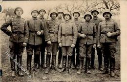 WK I Soldaten  Foto AK 1918 I-II - Oorlog 1914-18