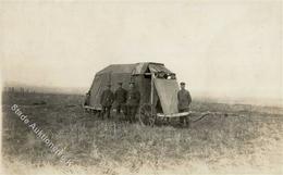 WK I Soldaten Planwagen Als LKW Atrappe Foto-Karte I-II - War 1914-18