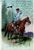 Regiment Beauregard (57100) Frankreich Nr. 13 Husaren Regt.  1909 I-II (fleckig) - Regiments