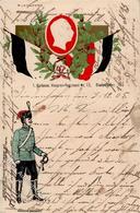 Regiment Beauregard (57100) Frankreich Nr. 13 Husaren Regt.  Prägedruck II (fleckig) - Reggimenti
