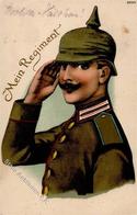 Regiment Berlin Mitte (1000) 4. Garde Regt. Zu Fuß  1916 I-II (fleckig) - Regimientos