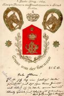 Regiment Berlin Mitte (1000) Nr. 1 Garde Dragoner Regt. Garnison Prägedruck 1903 I-II - Regimientos
