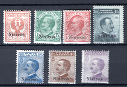 1912  - ISOLE ITALIANE DELL'EGEO: NISIROS -  Italia - Catg. Unif.  1/7 - Firmato Biondi - LH - (W2019.37..) - Egée (Nisiro)