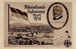 Weimarer Republik Rheinlandbefreiung 1930 Hindenburg I-II - Geschiedenis