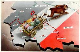 SAARBEFREIUNG 1935 WK II - OSTERN 1935 Im REICH - Ecke Gestoßen II - Weltkrieg 1939-45