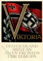 Propaganda WK II - V-Deutschland Siegt An Allen Fronten PH V 2 I S-o - Guerre 1939-45