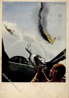 Propaganda WK II Italien Arma Aeronautica Künstlerkarte I-II (fleckig) - Guerra 1939-45