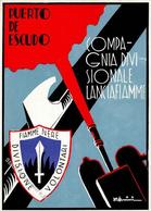 Propaganda WK II Italien Divisione Volontari Flamme Nere XXIII. Marzo Sign. Stefanini Künstlerkarte I-II - Guerra 1939-45