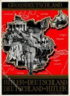 HITLER WK II - GROSSDEUTSCHLAND I-II - Guerre 1939-45