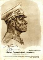 Willrich, Wolfgang WK II Ritterkreuzträger Rommel Generaloberst Flugblatt Mit Unterschrift I-II (Stauchung, Keine AK) - War 1939-45