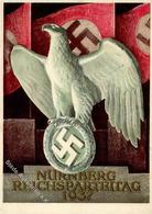 REICHSPARTEIG NÜRNBERG 1937 WK II - Festpostkarte Mit S-o I-II - Weltkrieg 1939-45