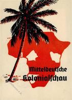 AUSSIG WK II - MITTELDEUTSCHE KOLONIALSCHAU 1940 Mit S-o I-II Künstlerkarte Sign. Witt I-II - Weltkrieg 1939-45