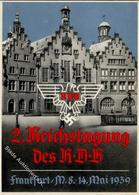 FRANKFURT/Main WK II - 2. REICHSTAGUNG Des RDB 1939 Mit S-o I - War 1939-45