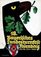 NÜRNBERG WK II - LANDESTURNFEST Und KAMPFSPIELE 1934 - Künstlerkarte Sign. Kannengiesser I-II - Weltkrieg 1939-45