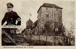 SS WK II - SCHLOSS BUCHENAU - Dienststelle D. III/35 SS Mit SS-Führer GUNST I - Guerre 1939-45