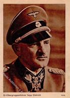 SS WK II - SS-Obergruppenführer Sepp DIETRICH - VDA-Feldpostbrief I-II (kl. Einriß) - Guerre 1939-45