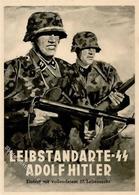 SS WK II - WAFFEN-SS-Prop-Ak LEIBSTANDARTE ADOLF HITLER Sign. Anton  - Ecke Gestoßen I-II - Guerre 1939-45