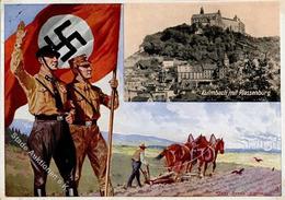 SS WK II Propaganda Deutsches Land I-II (kl. Stauchung) - Guerre 1939-45