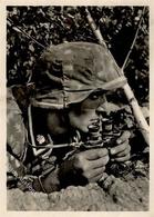 SS WK II Unsere Waffen SS Der Spähtrupp Foto AK I-II - Guerre 1939-45