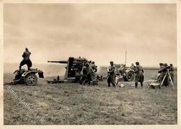 SS WK II Unsere Waffen SS Flak Im Erdkampf Foto AK I-II - Guerre 1939-45