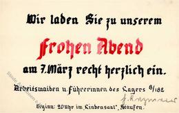 RAD Arbeitsmaiden U. Führerinnen Lager 8/182 I-II (keine Ak-Einteilung) - War 1939-45